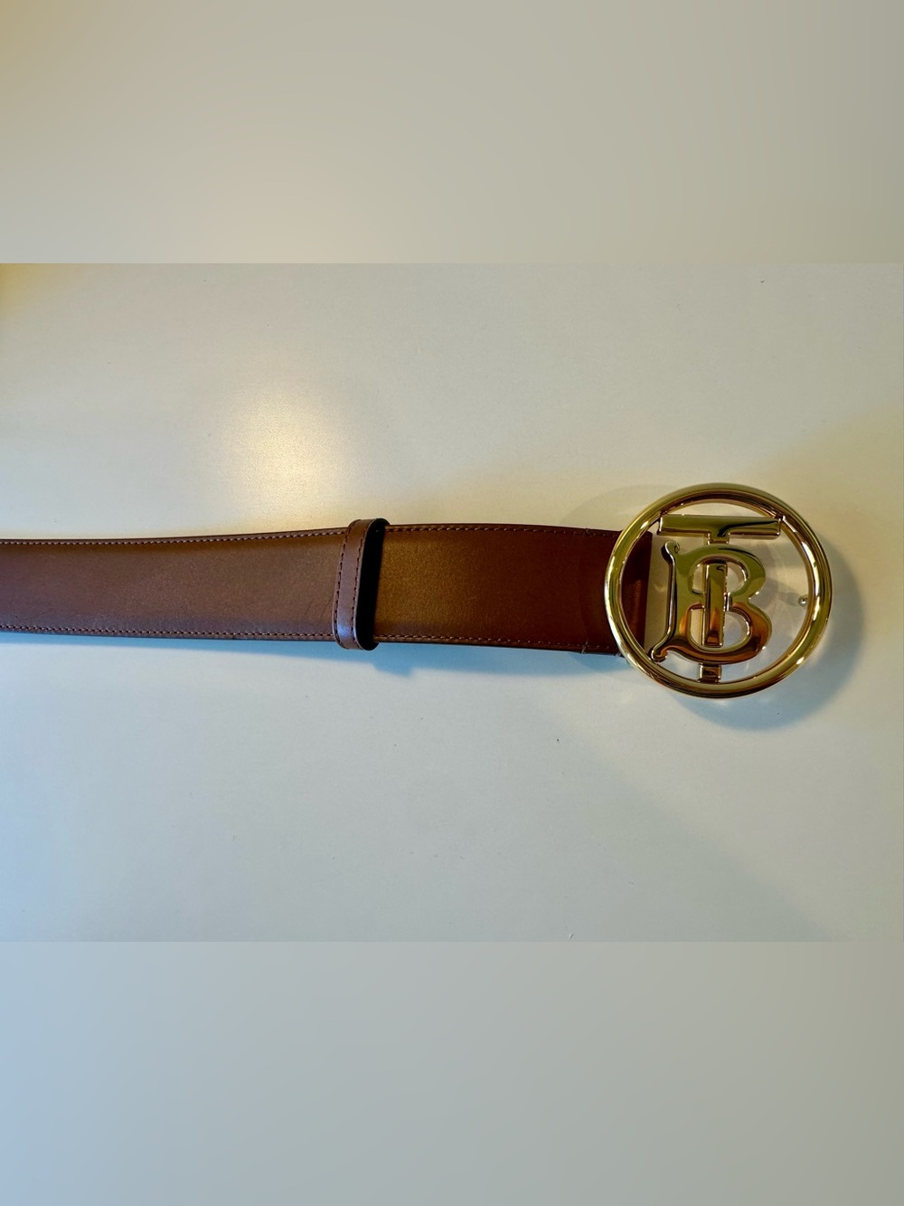 Burberry Monogram Motif Leather Belt - Picture 2 of 7